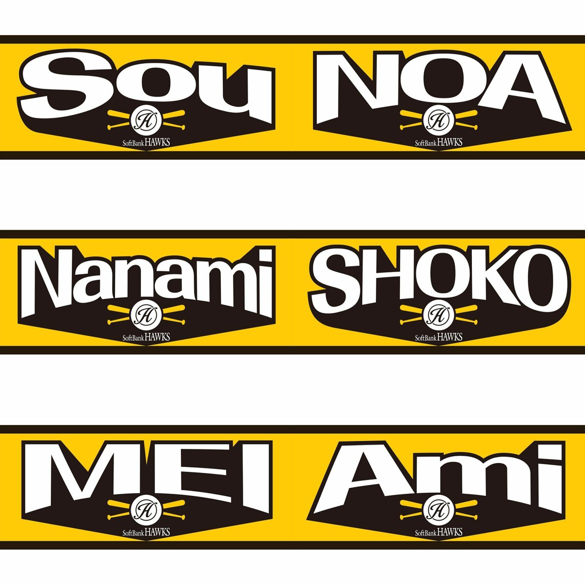 ハニーズ応援タオル発売中📣 ＼ ハニーズのメンバーの名前がデザイン