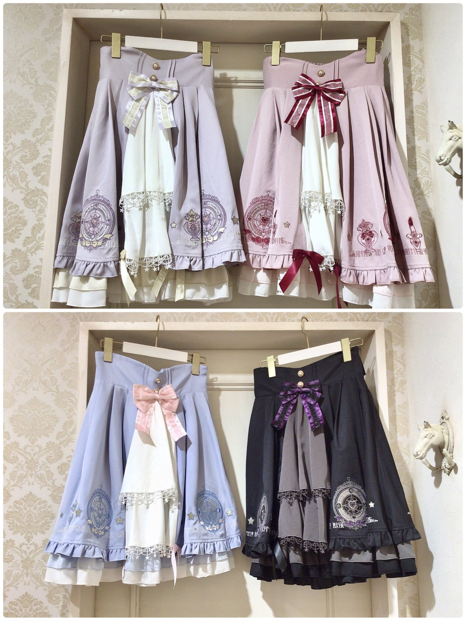 Amavel 魔法少女 マジカル ケープ風アウター サックス Magical Cosmic