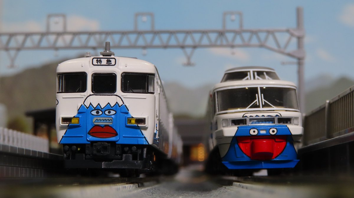 KATO 富士急行 フジサン特急 ⛱️夏休み企画～第一弾③～🌄 富士山に1