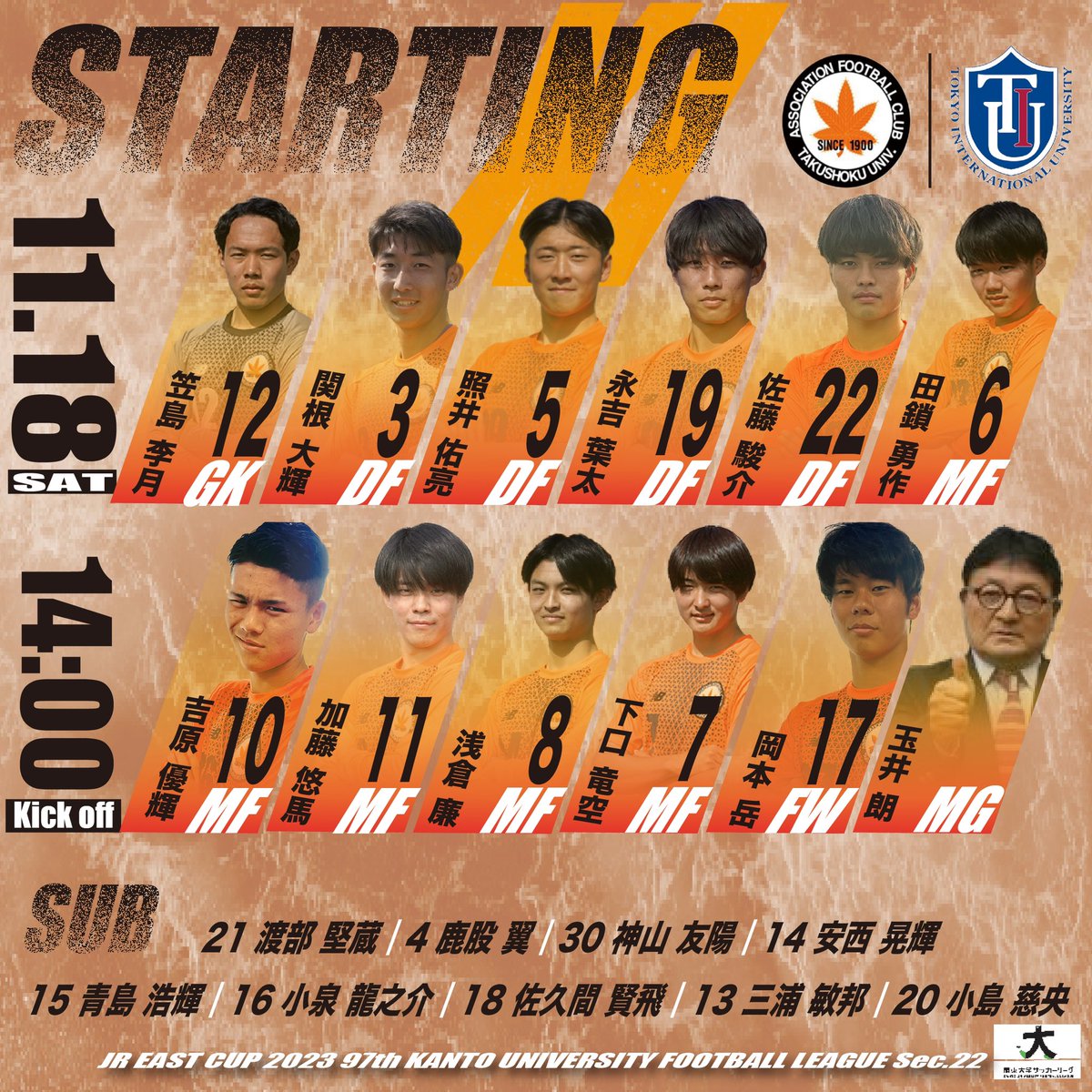 拓殖大学麗澤会体育局サッカー部 (@takushokuufc) / Posts / X