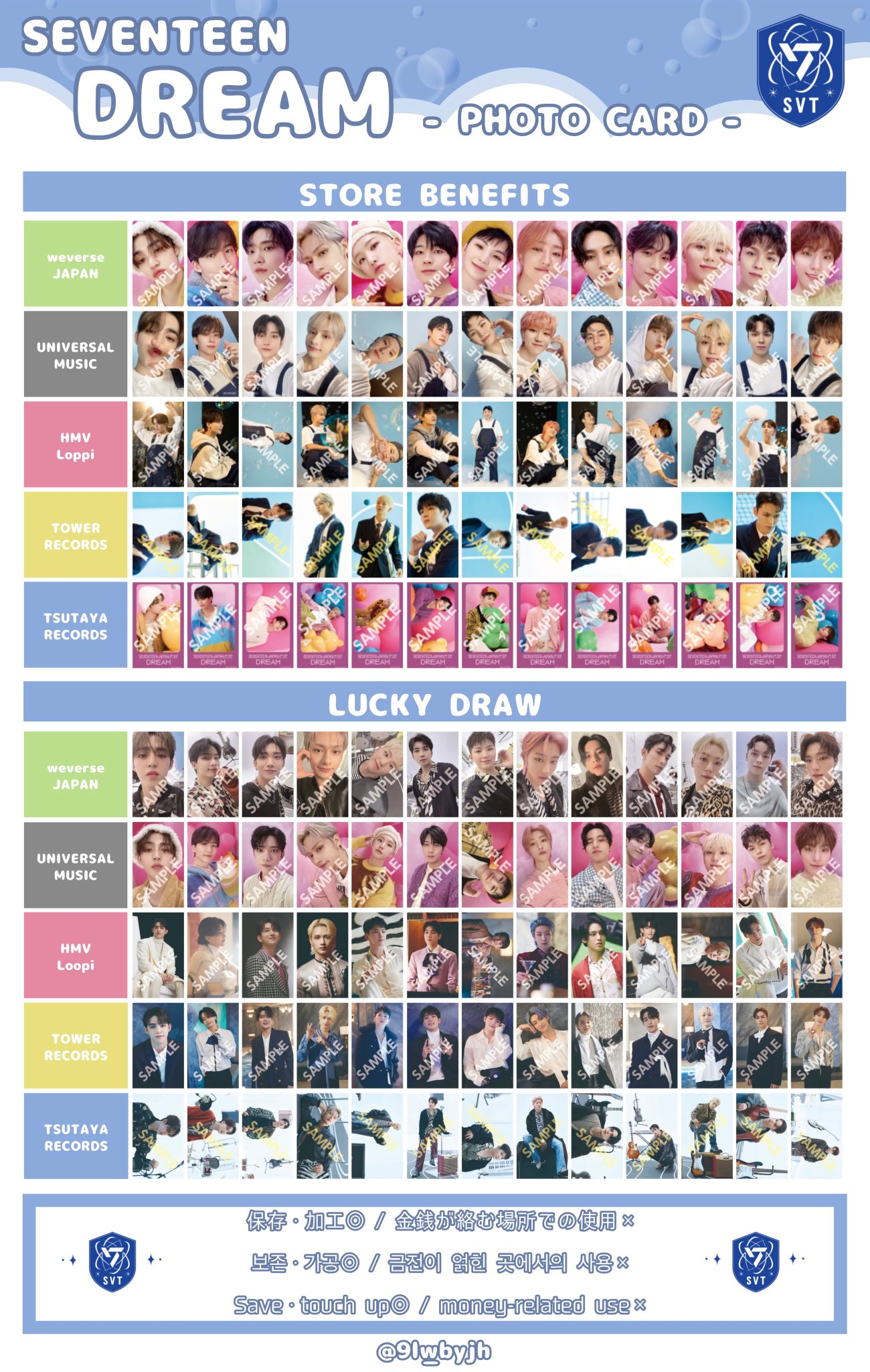 SEVENTEEN HEAVEN ユニバ ラキドロ トレカ ミンギュ トレカ seventeen