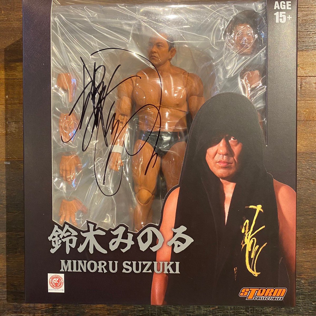 新発売】鈴木みのるアクションフィギュア。STORM社製。 全身稼働式