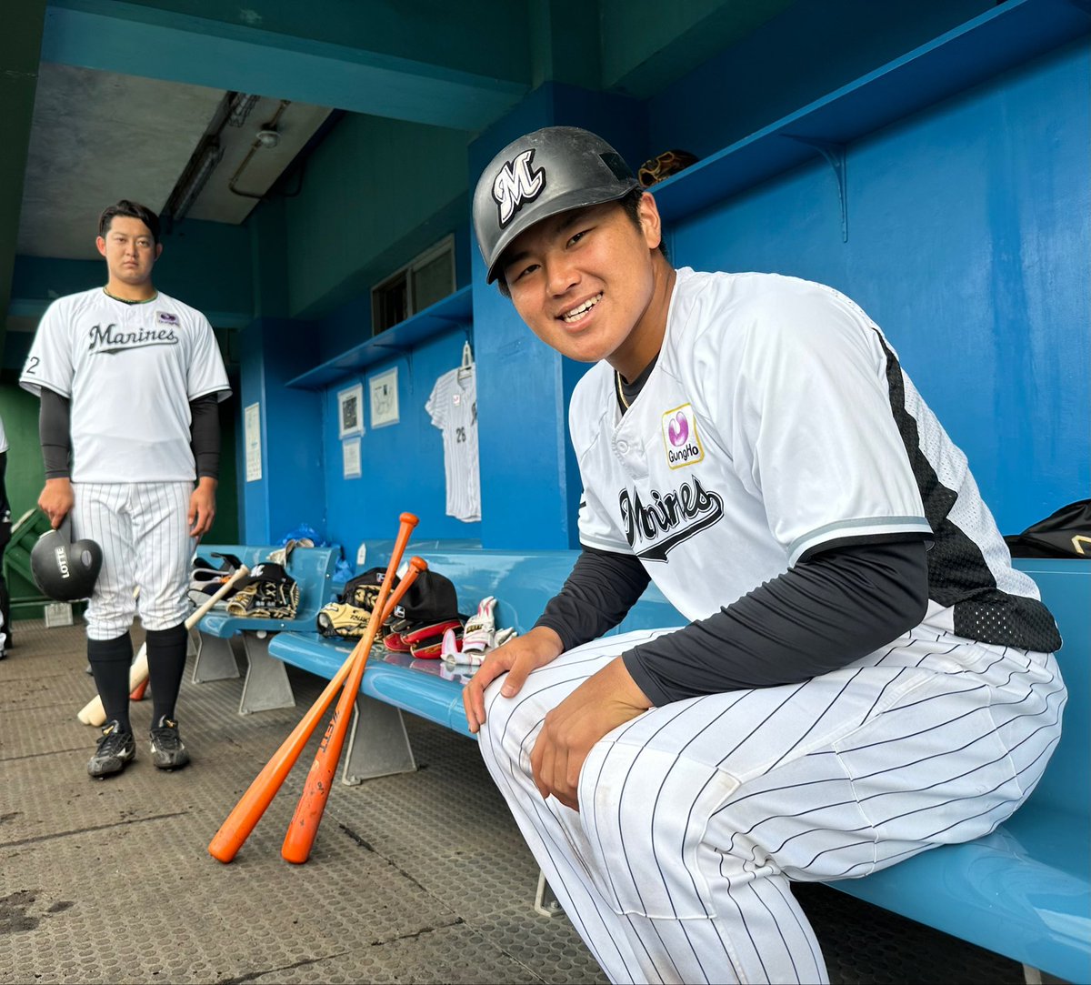 千葉ロッテ 松川虎生 フットガード 千葉ロッテ 松川虎生 フットガード 野球