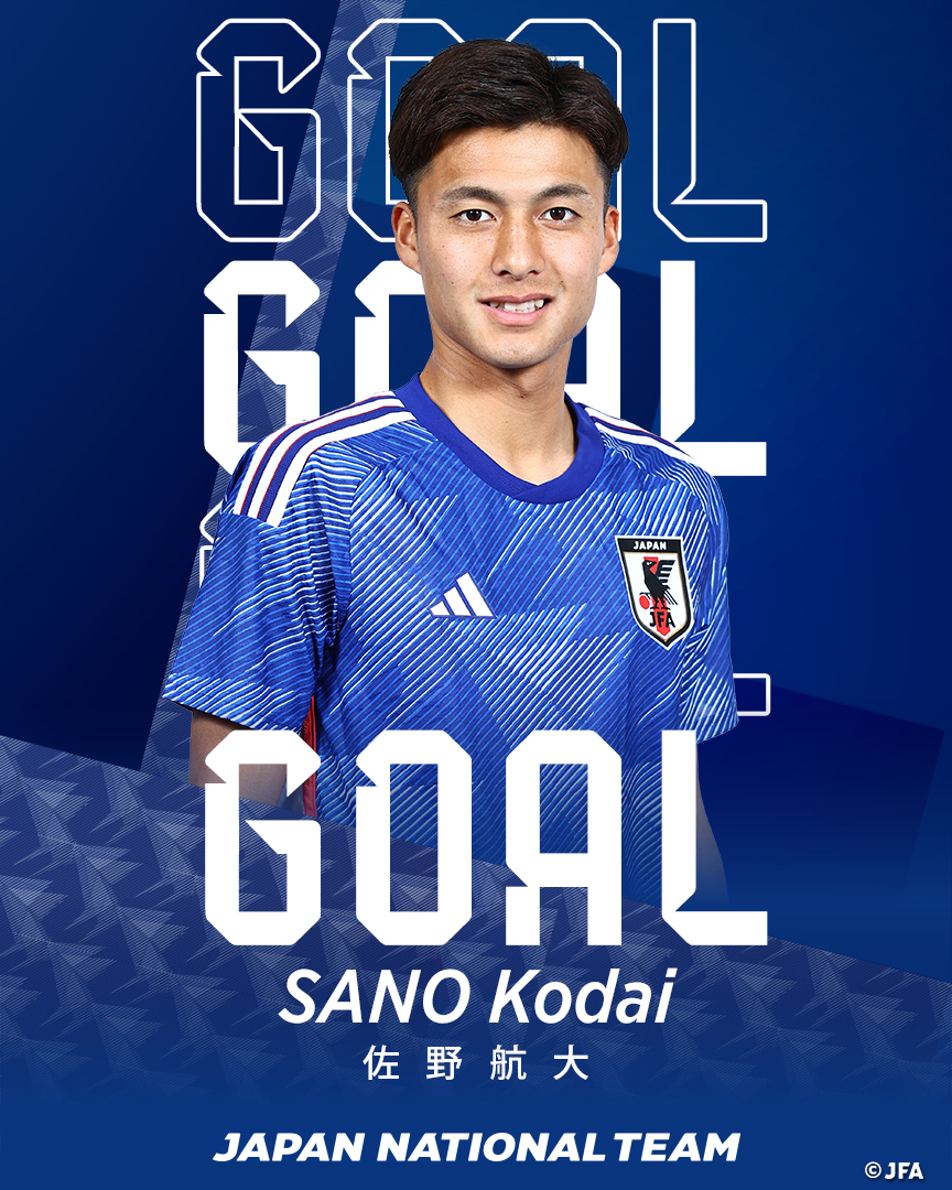 佐野航大 2024 y-3 日本代表 ホームユニフォーム ファジアーノ岡山