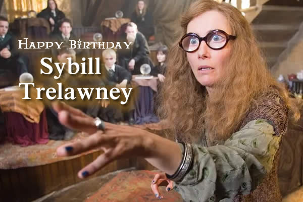 3月9日は占い学のシビル・トレローニー教授の誕生日💐 彼女の占いの