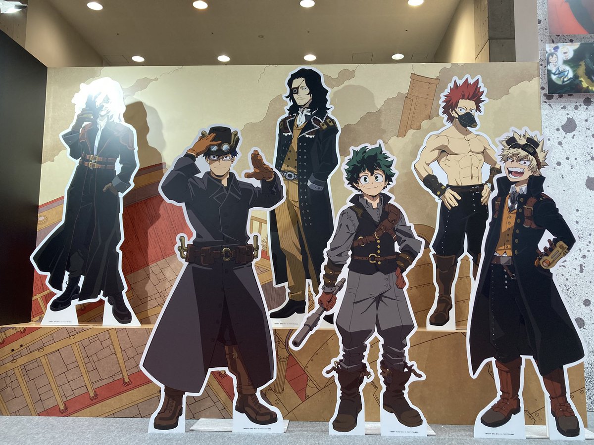AnimeJapan 2023】 会場の @TOHOanimation ブースには、#ヒロアカ 原作