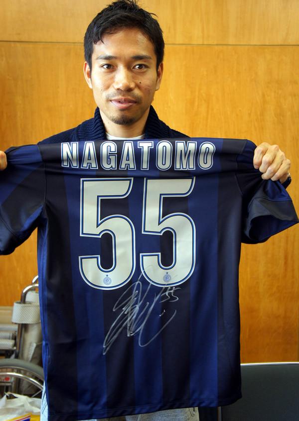 インテル チームサイン ユニフォーム 長友佑都 日本代表 タグ付き 証明