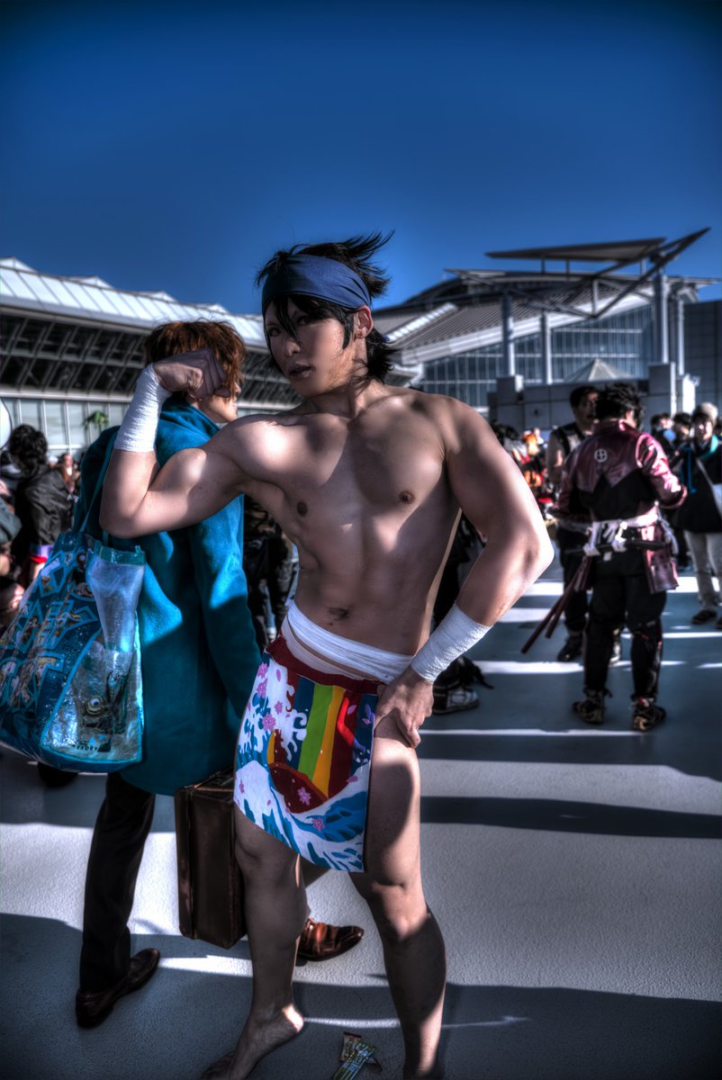 作品名：刀剣乱舞 陸奥守吉行（褌） Yu-Yaさん@44yuya44 撮影させて