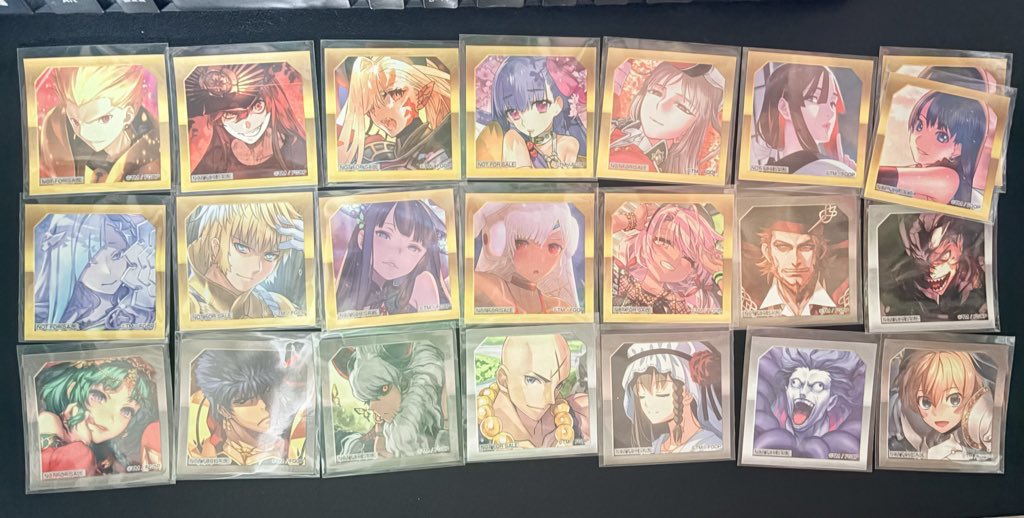 Fate FGO 藤堂平助 ステッカー 最終再臨展 入場特典 Fate FGO 藤堂平助