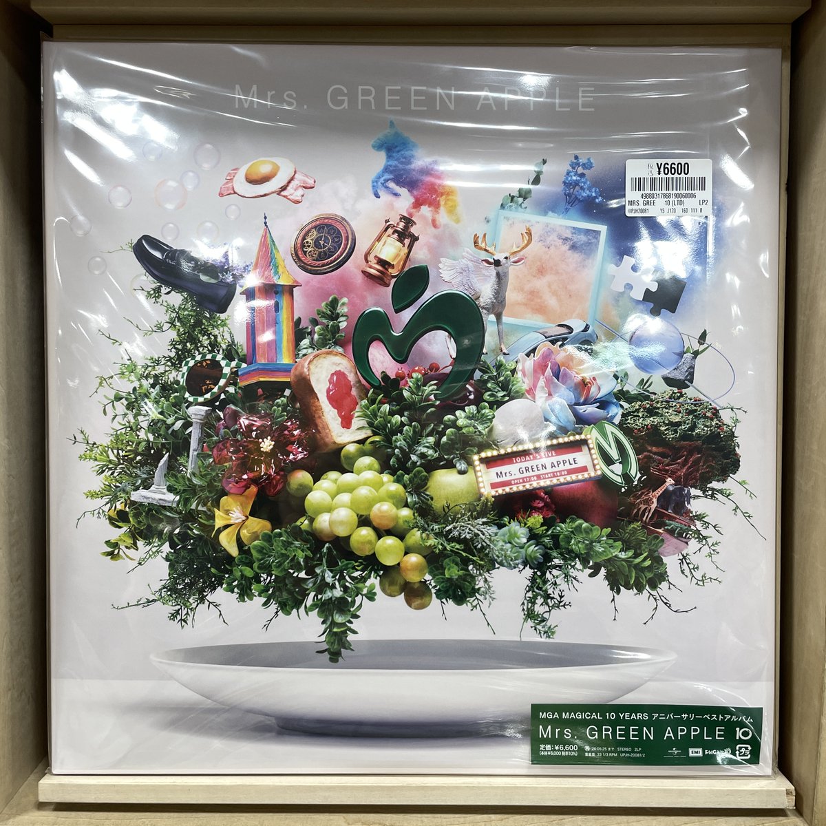 新譜入荷】 🔹Mrs. GREEN APPLE『10 (2枚組 重量盤レコード)』LP2