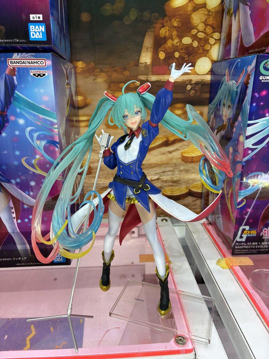 ぐるぐる大帝国入間店新景品情報】 ガンダム45周年×初音ミク BANPRESTO