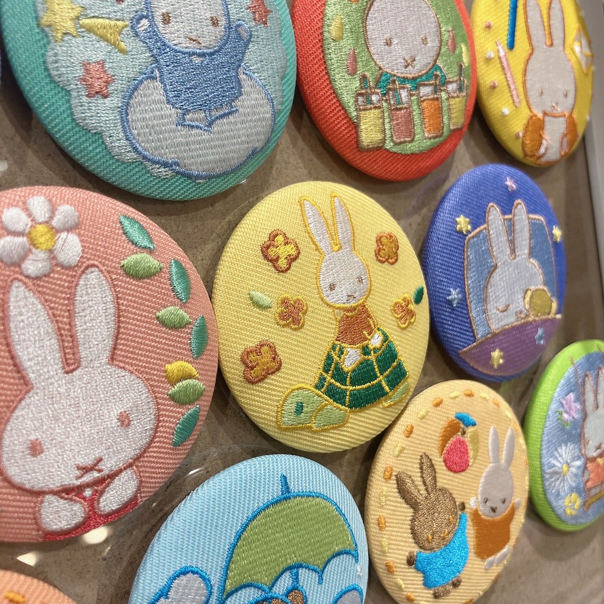 ミッフィー刺繍ブローチコレクション第4弾発売中！！ 11種＋