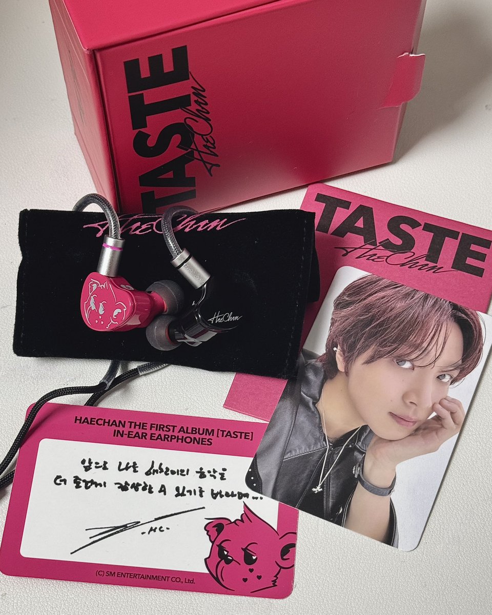TASTE MD IN-EAR EARPHONES PREVIEW 🩷 #해찬 #HAECHAN #HAECHAN_TASTE