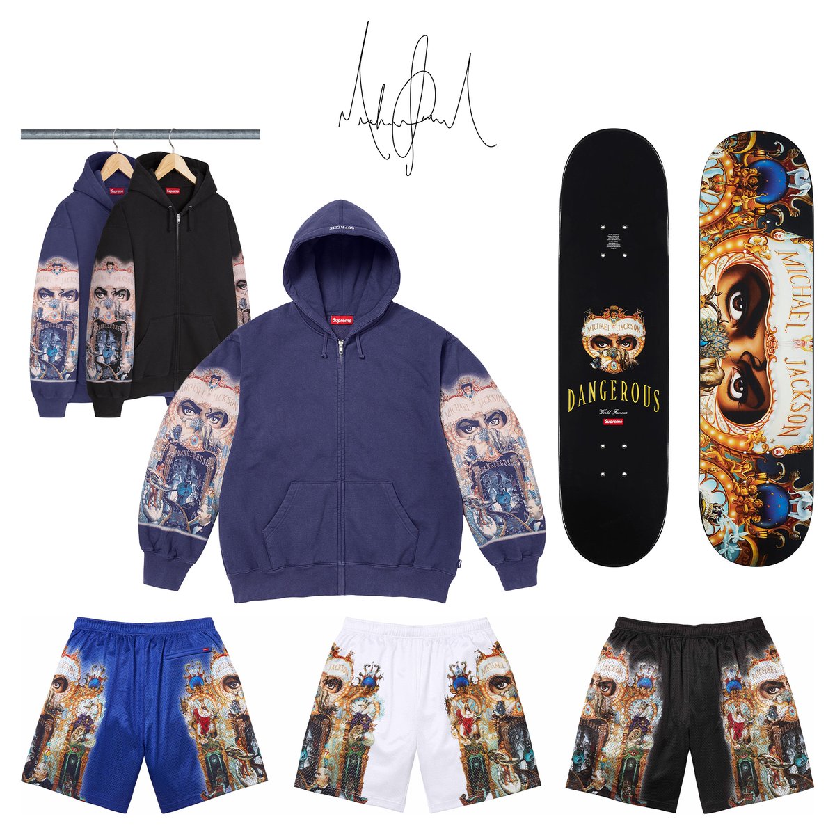 Supreme x Michael Jackson 👑 The highly anticipated capsule