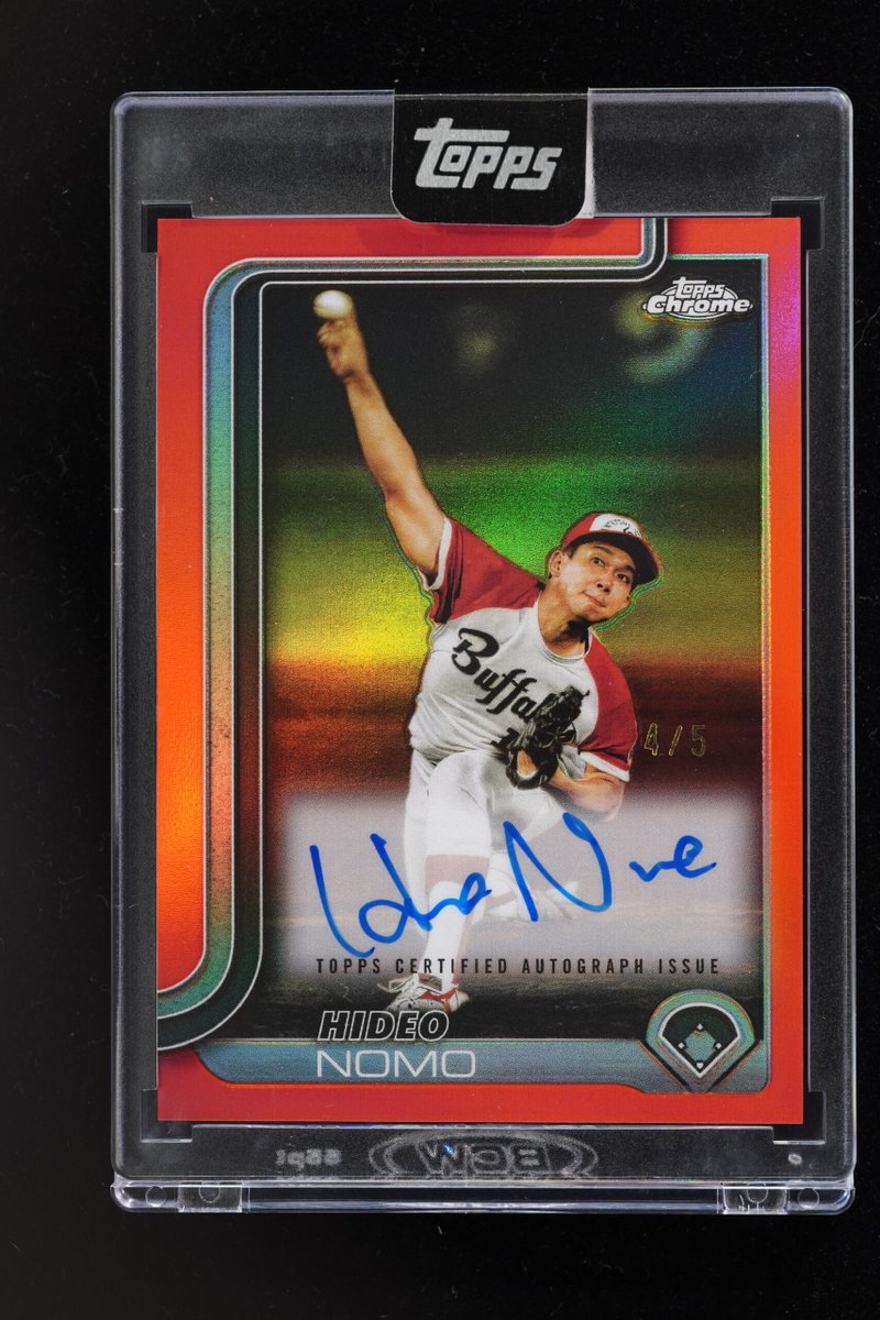 記事紹介】MINT LAB TOKYOが「2025 TOPPS NPB Chrome」野茂英雄氏の