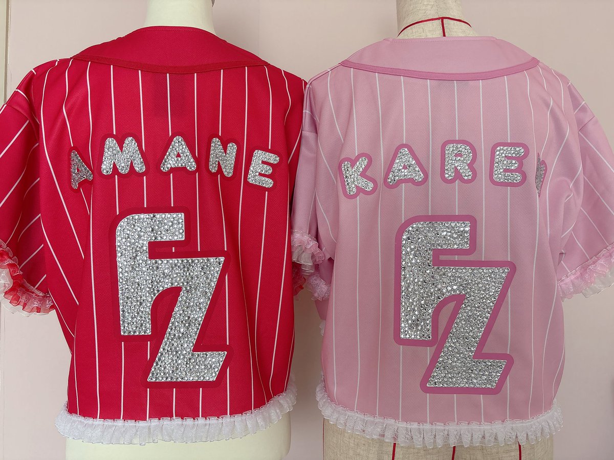 FRUITS ZIPPER 月足天音さん❤️松本かれんさん🩷ユニフォームリメイク