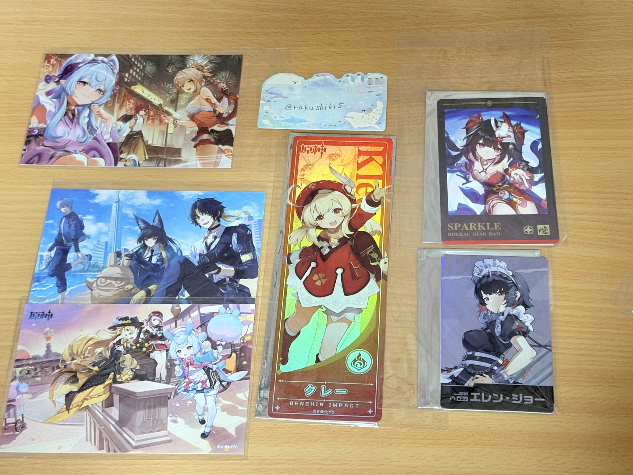 原神 スターレイル ゼンゼロ ポップアップ ポストカード 福岡 ×5 ② 原