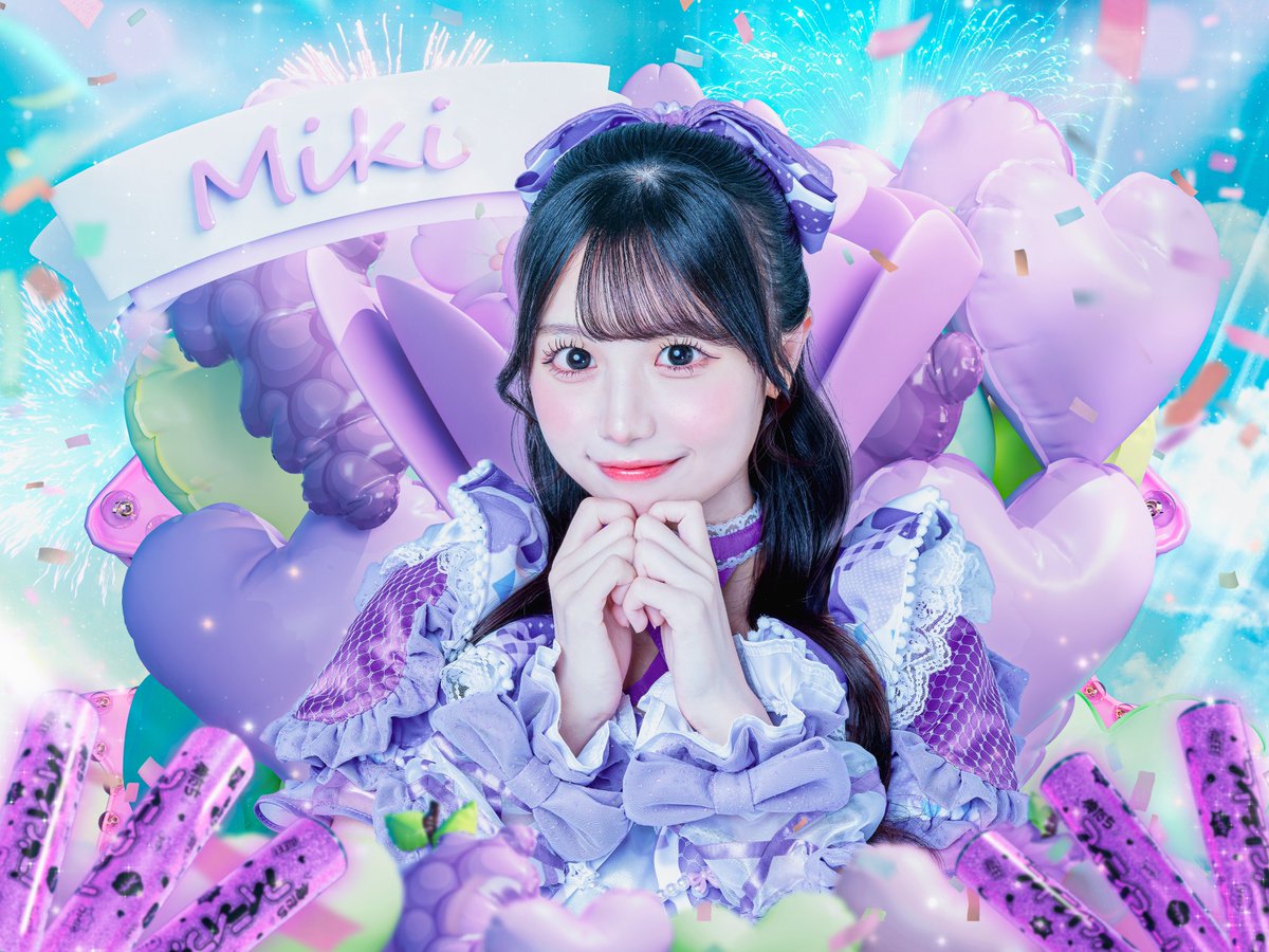 新アー写公開】 ♥純嶺みき ♡担当カラー 紫 ♥隅からすみれまで全部