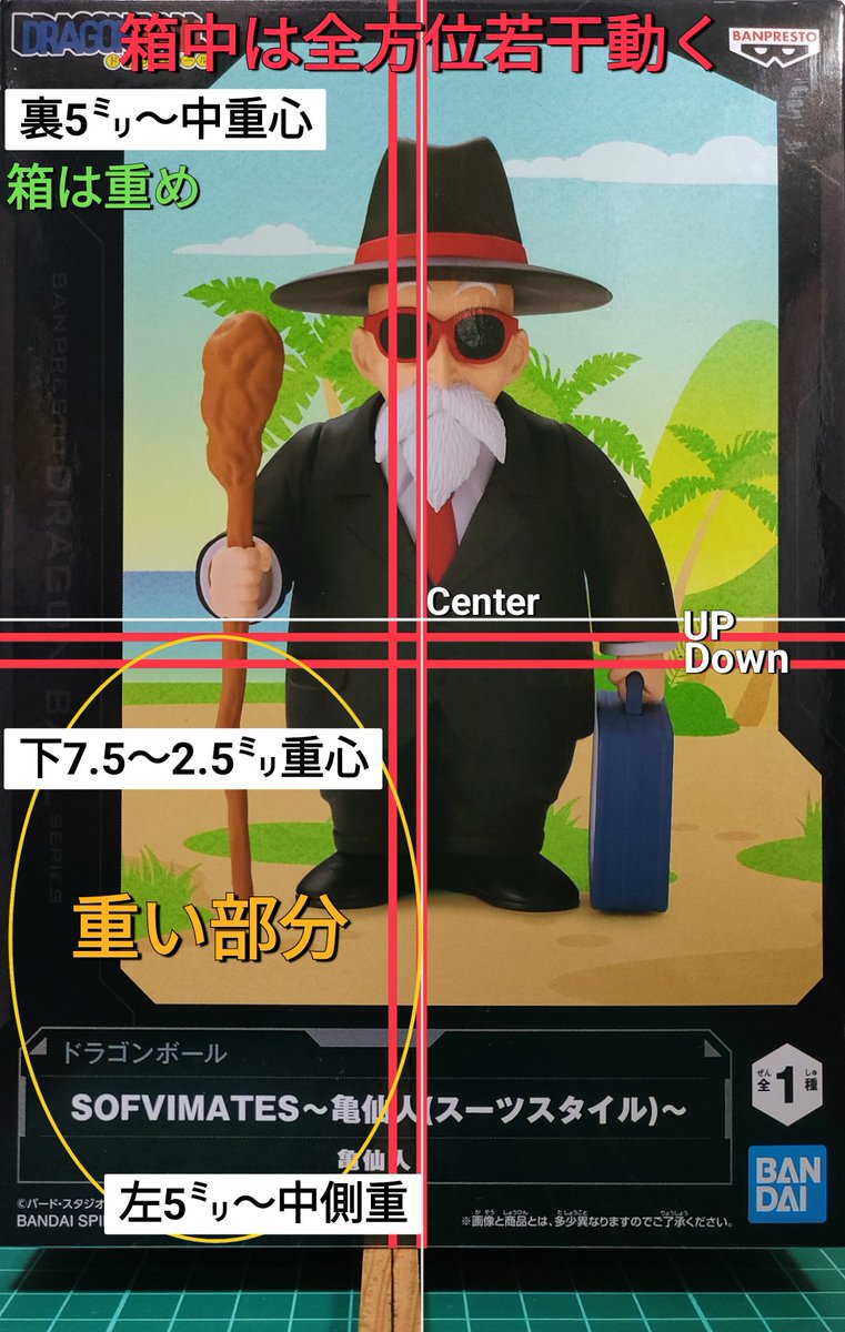 重心情報 ドラゴンボール SOFVIMATES～亀仙人(スーツスタイル