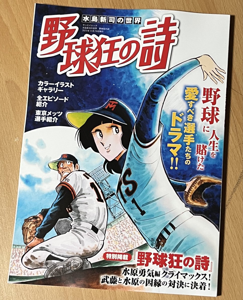 水島新司の世界 野球狂の詩」 これはもう即購入。 ついつい「ドカベン