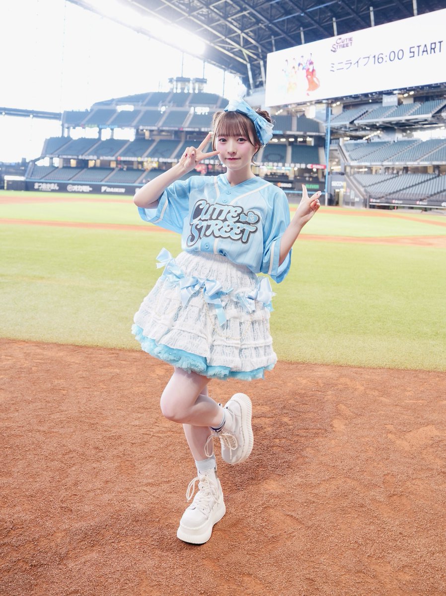 梅田みゆ in エスコン⚾️】 1番 レフト 🩵梅田みゆ(Miyu Umeda