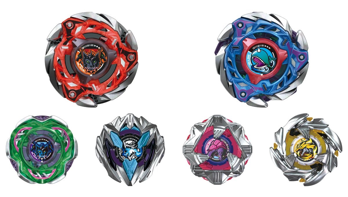 ベイブレード 新商品情報／ □CX-08 ランダムブースターVol.7 6種類の