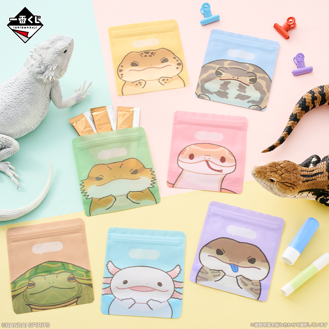 📣よ～いドン！🚩 一番くじ 爬虫類＆両生類～Tiny Friends～vol.2