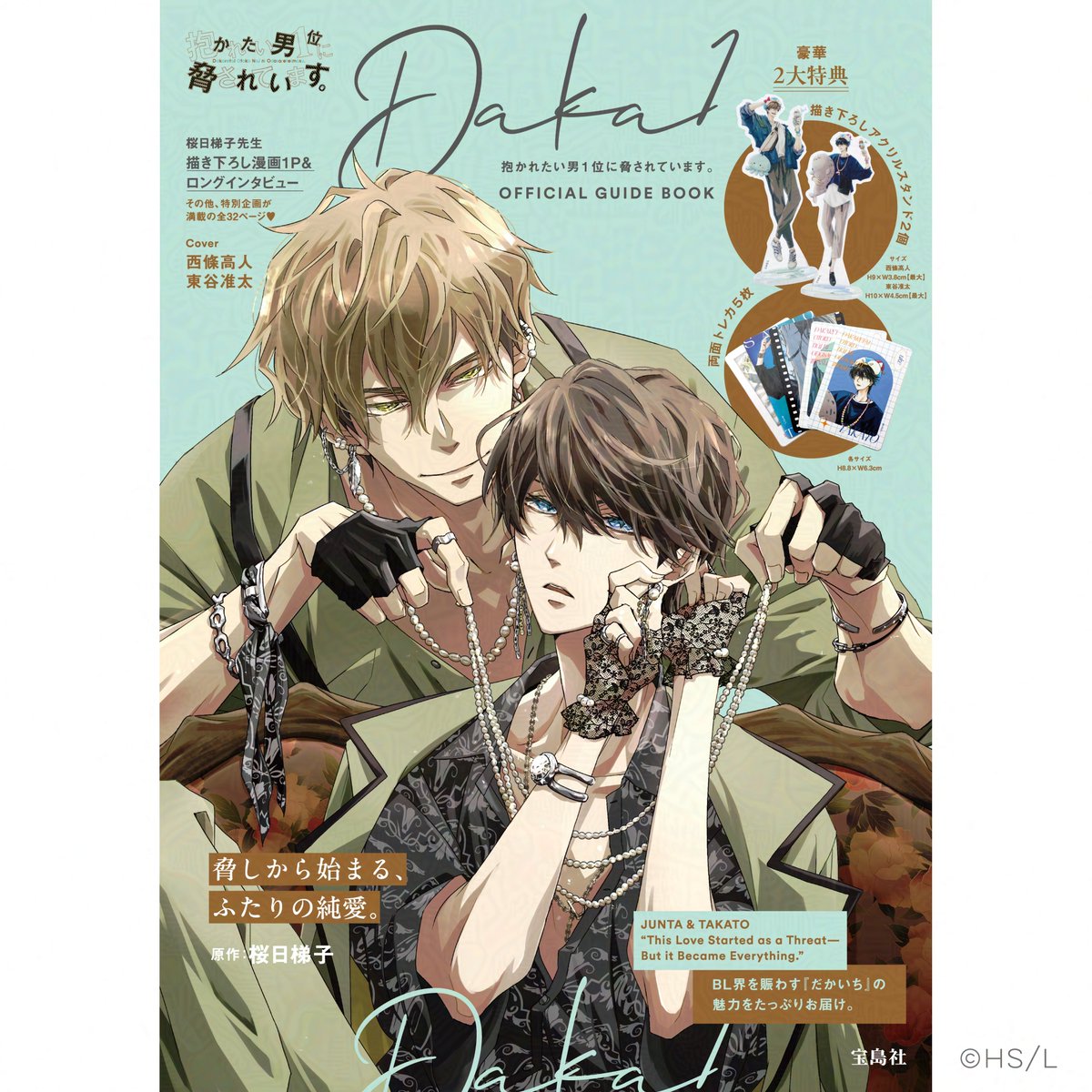 抱かれたい男1位に脅されています。 だかいち 缶バッジ 桜日梯子