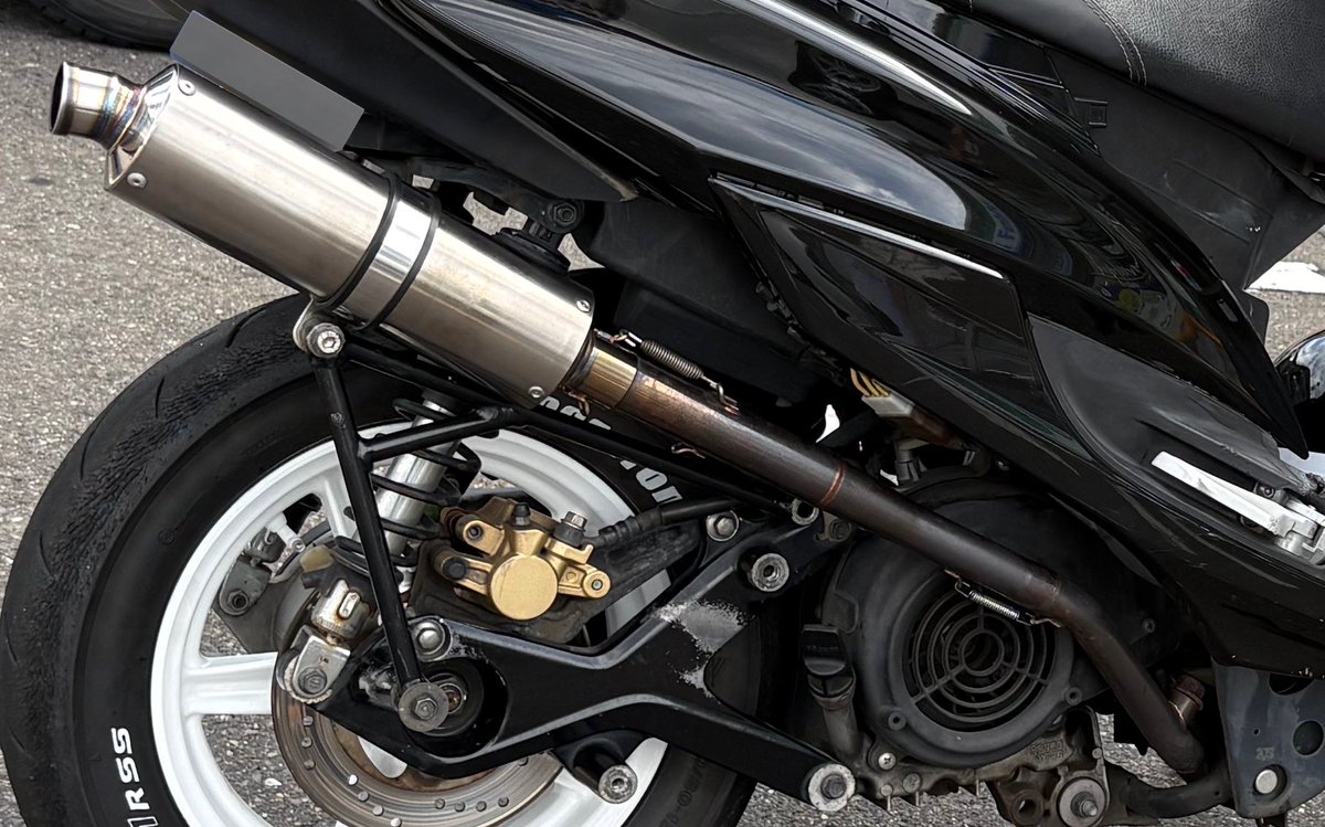 ガレージ バル製 シグナスX レース用マフラー タイプ3 ガレージ レース