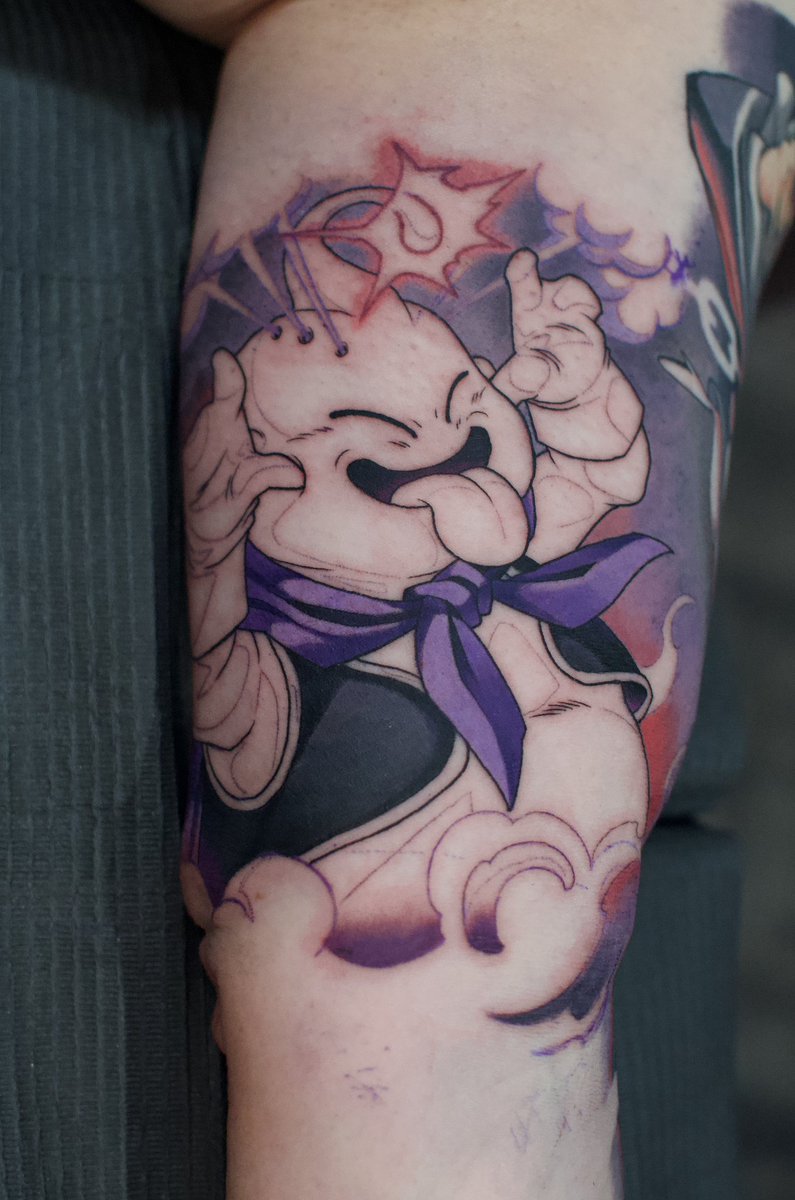 今日の1件目は魔人ブウ初回！ありがとうございましたー！！ #tattoo