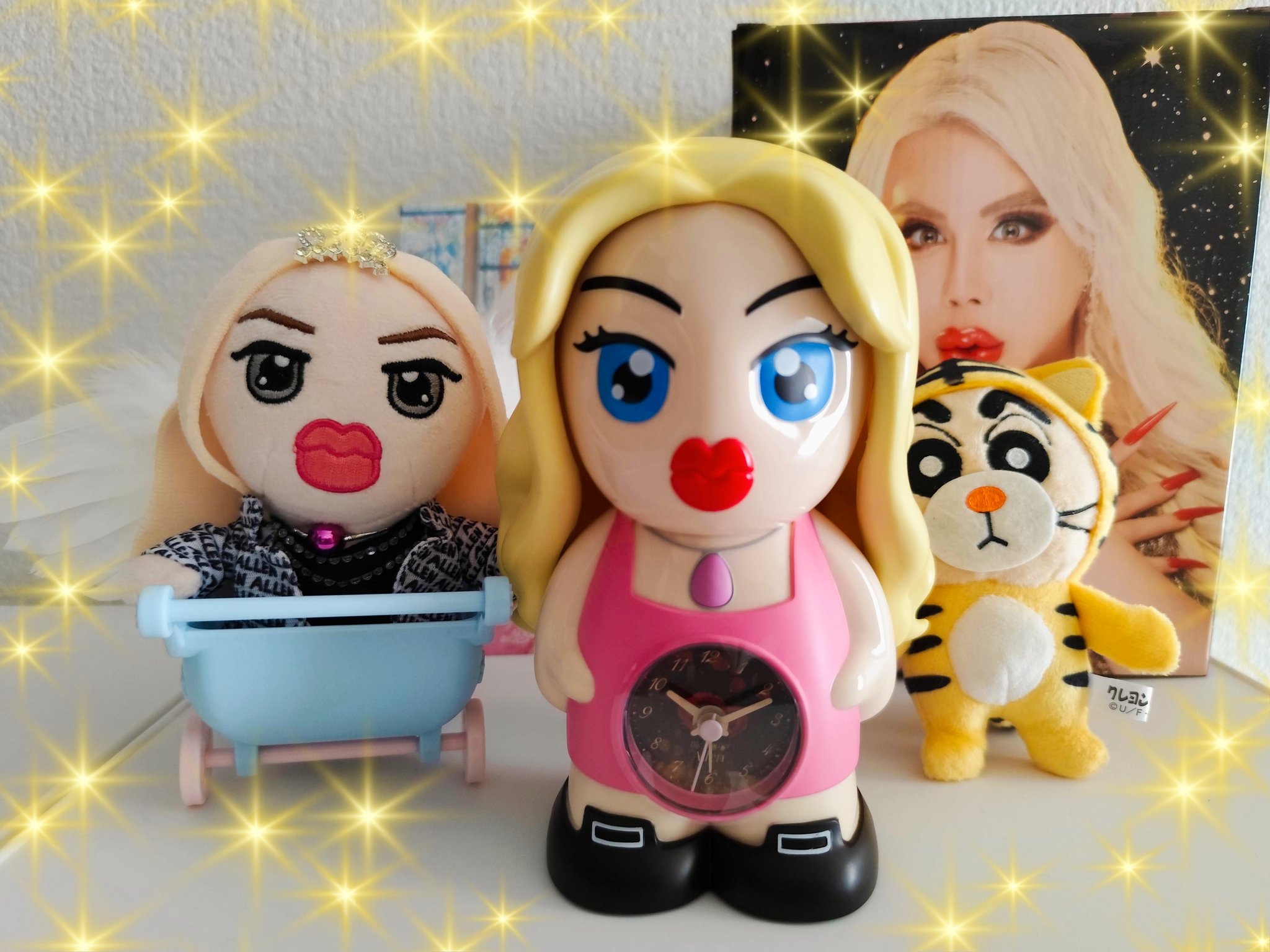 アレン様 目覚まし時計 ピンク ホテラバ アレン様 ピンク めざまし時計