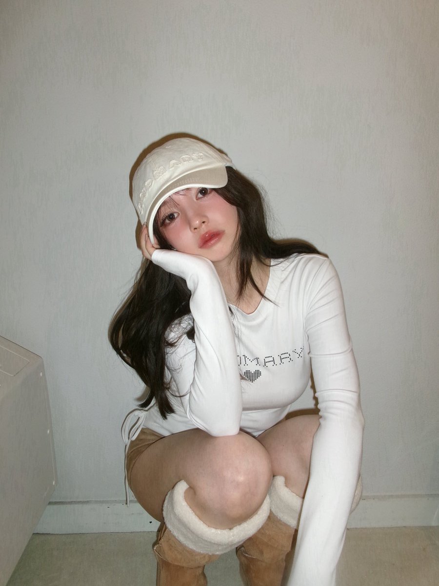 帽子 Mary logo cap andmary ivory Mary logo cap color ivory/beige