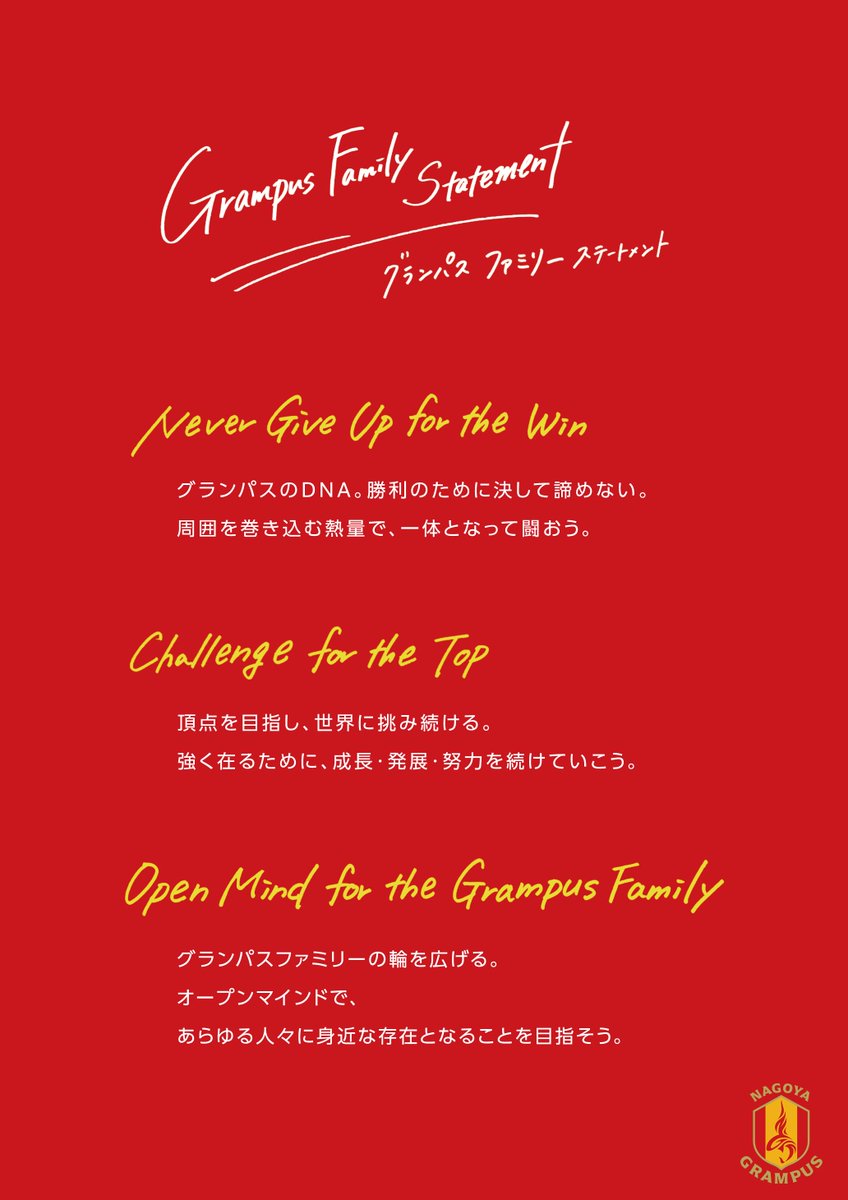 寄付有】グランパス 2010 ~lWE MADE IT FOR THE WIN 寄付有