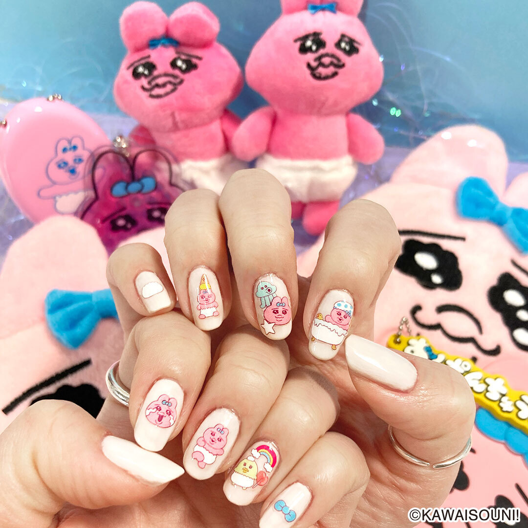 ⋰ 🗣️ うちの爪、超カワイイから見て～！ ＼⋱ 『おぱんちゅうさぎ