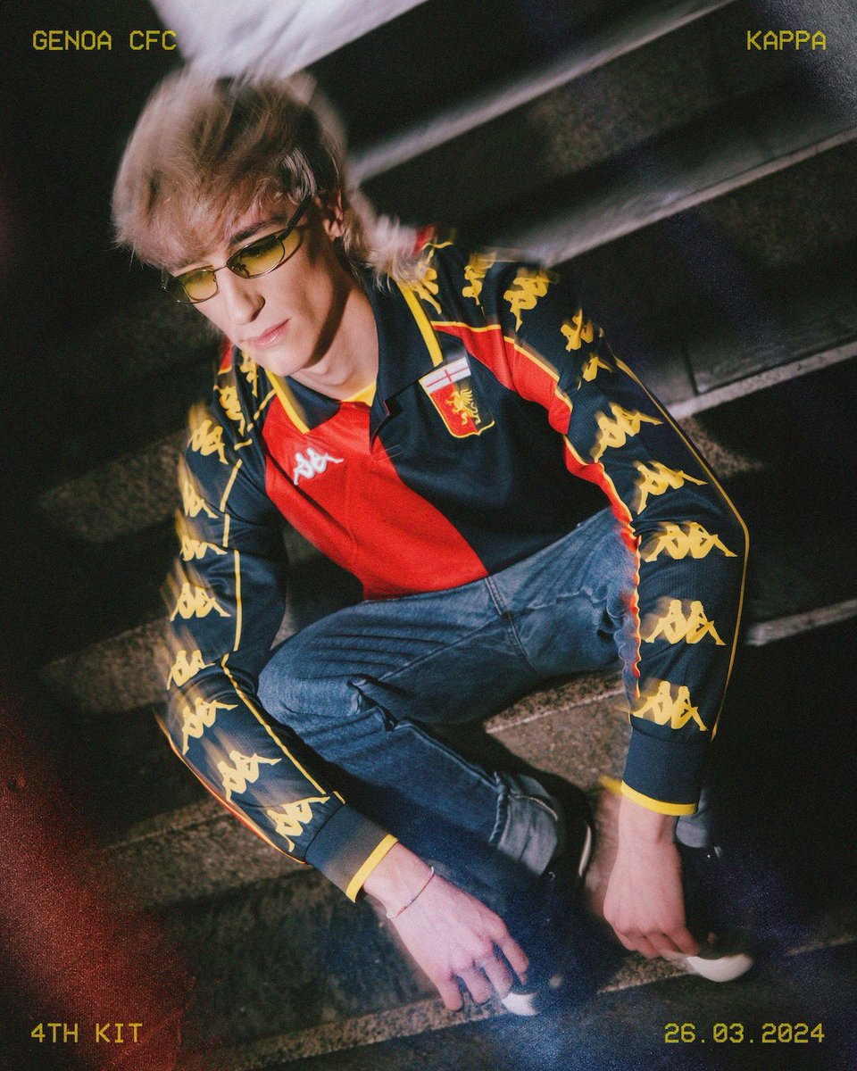 セリエA、ジェノアCFCが2023/24シーズンの4thユニフォーム発表。 1999