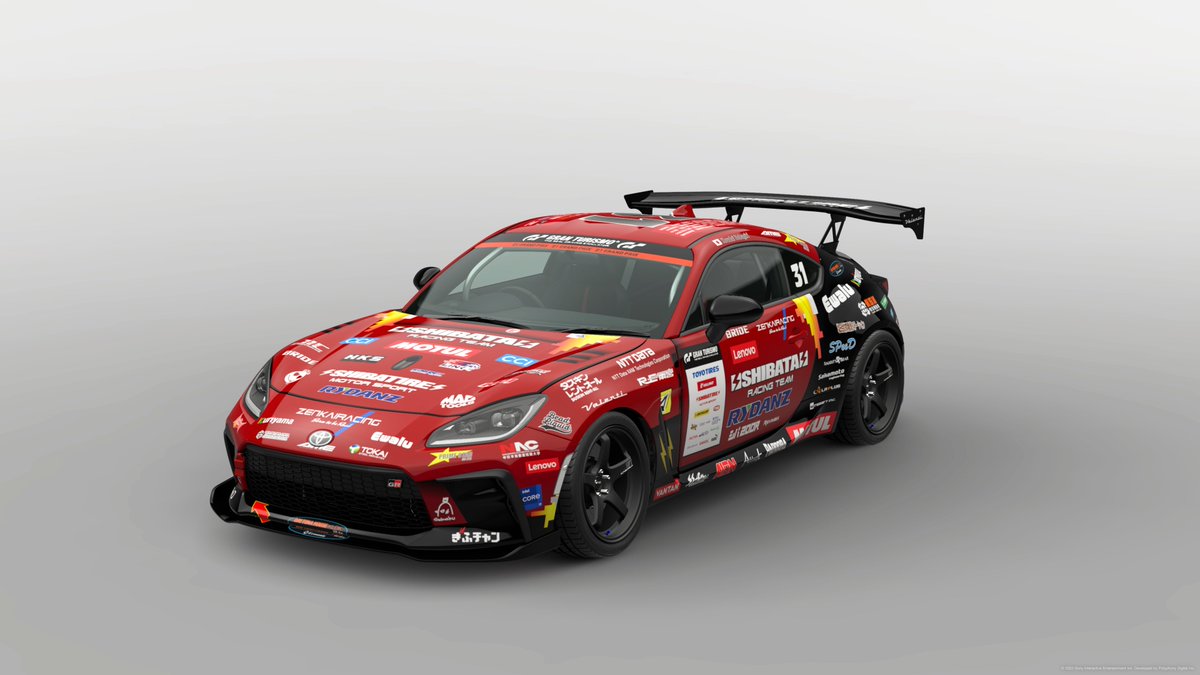 D1GP 2024に出場されている蕎麦切広大選手のGR86を #GT7 で再現してみ