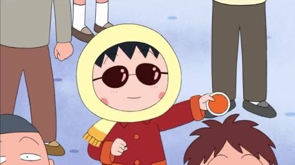 訳あってちびまる子ちゃんがヨーヨーチャンピオンに出掛けた時くらい顔