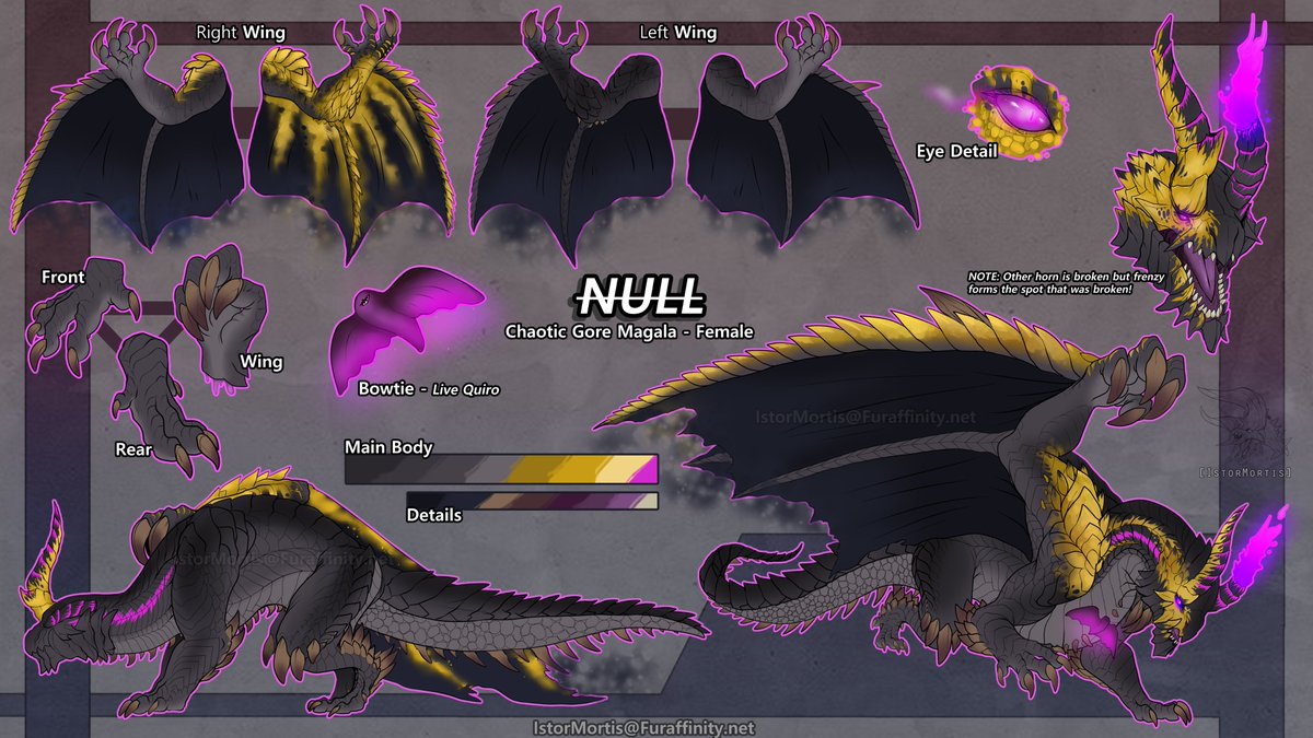 The lady is done!! <3 First proper chaotic gore magala reference