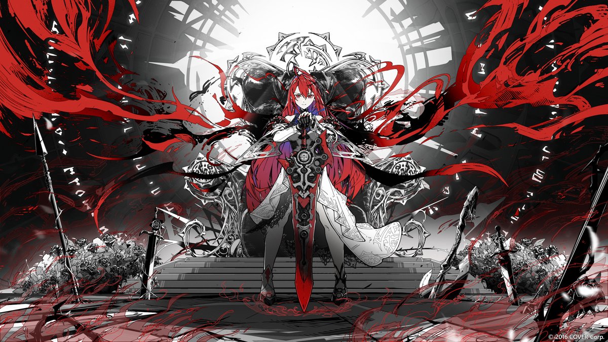 ホロライブEN「エリザベス・ローズ・ブラッドフレイム」さんのOP