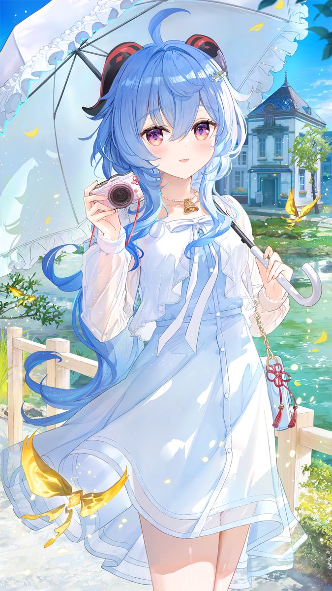 甘雨ちゃんと夏旅行 #原神 #原神展 #たびごころの赴くままに