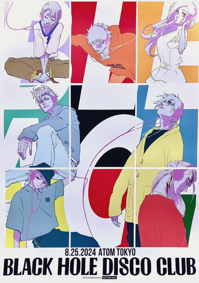 black BLEACH club アクリルスタンド disco 7種 hole