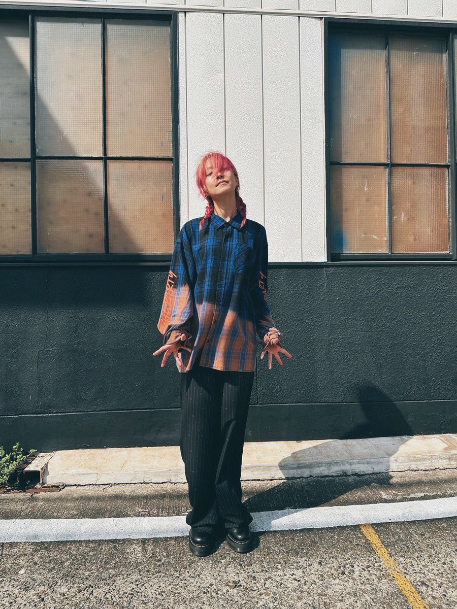 LiSAカクテルパーティー グッズ カクテルチェックシャツ🥂 丈を少し