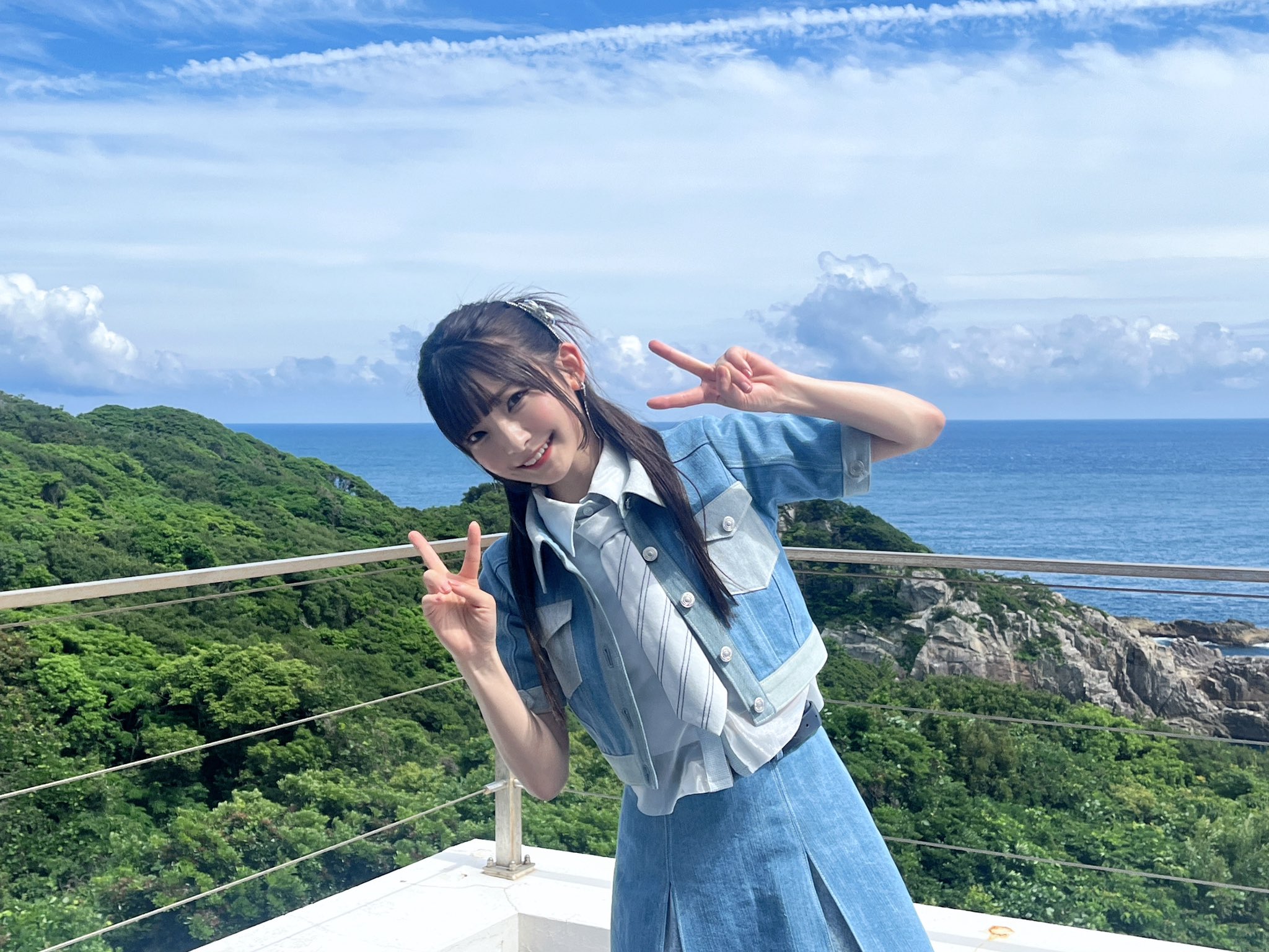 ノイミー 永田詩央里 秘密インシデント 生写真 チュウ 直筆 イラ有