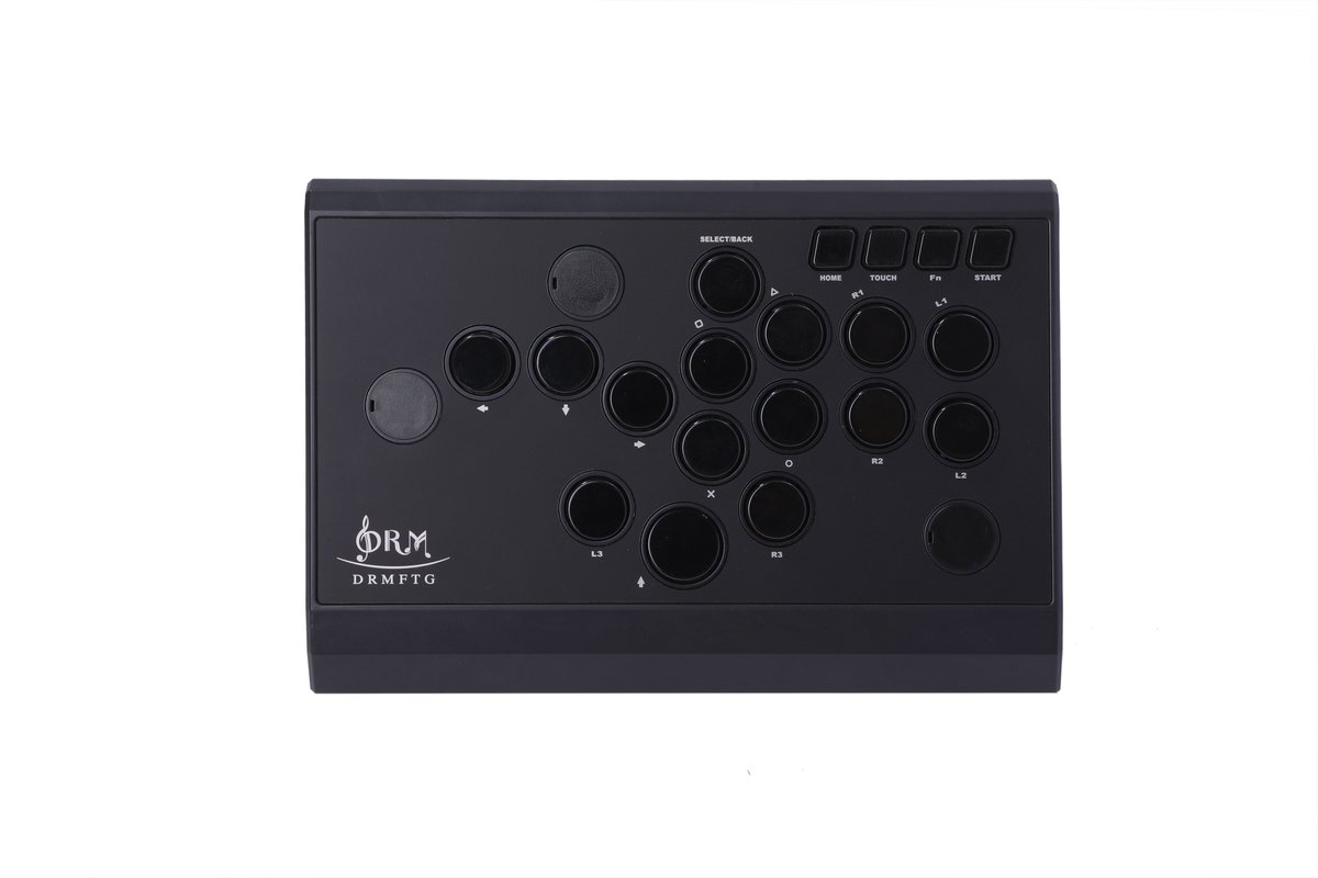 DRM JS アケコン 24mm 天板カスタム用クリアパネルセット DRM JS