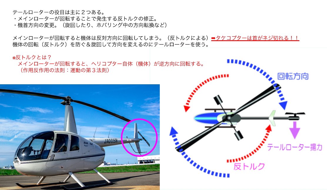 タケコプターは首がネジ切れるよって話】 物体は動く方向に対して必ず