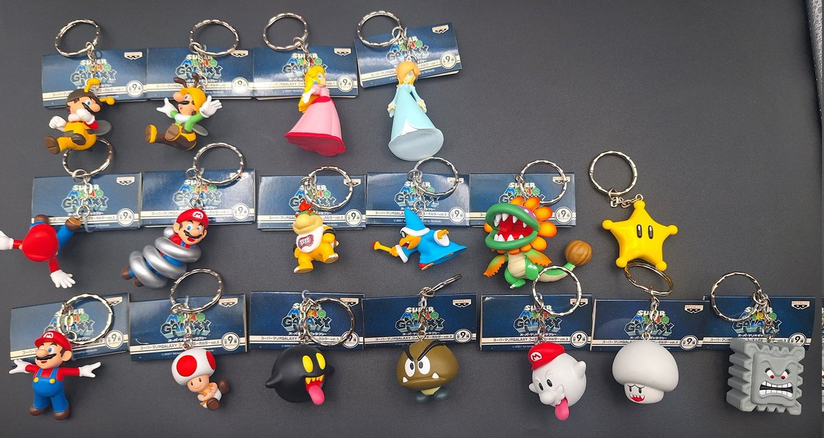 マリオギャラクシーキーホルダー フィギュア 激レア⭐︎ レトロ品 2026