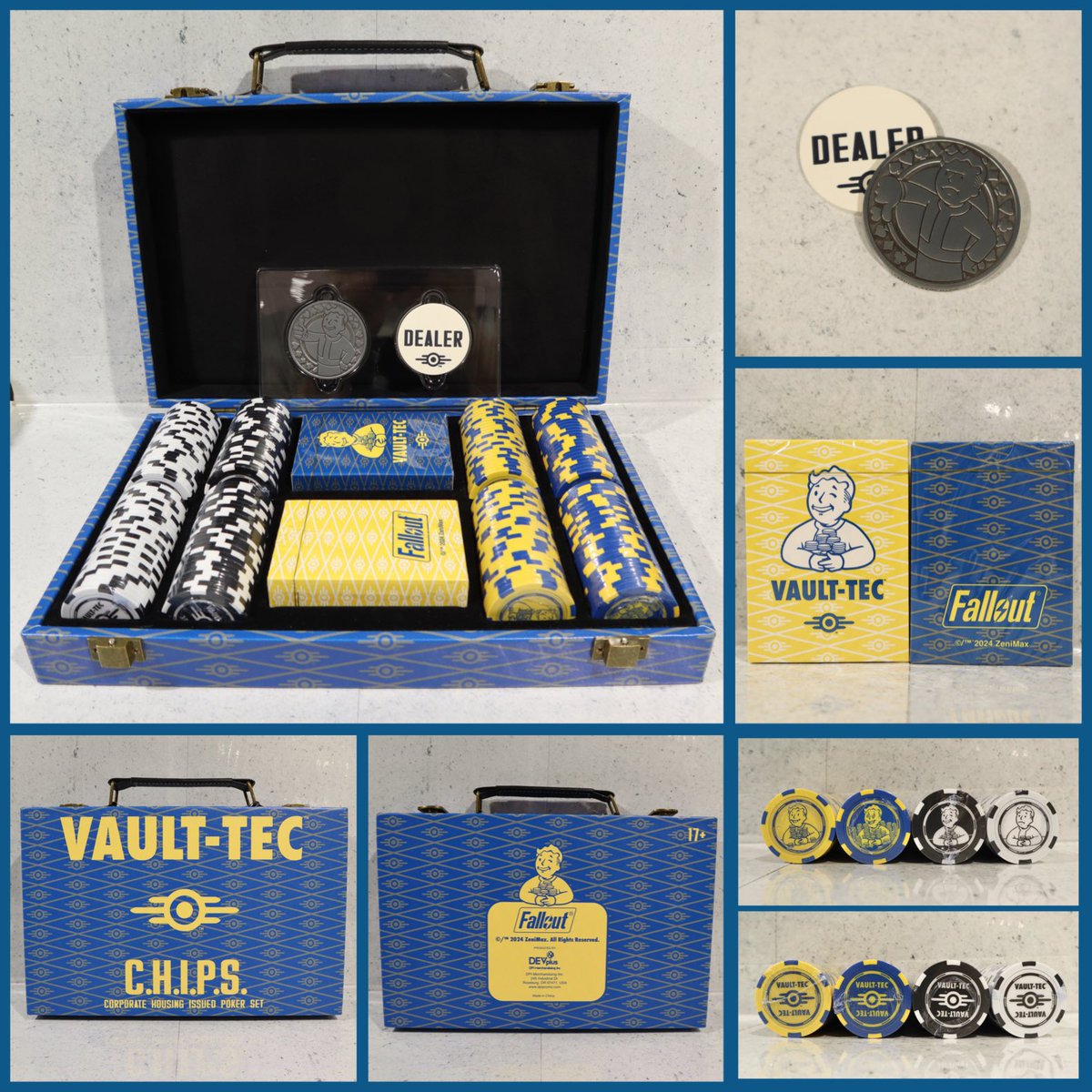 ⚡️#Fallout ⚡️ Vault-Tec C.H.I.P.S ポーカーセット ＼ ポーカー