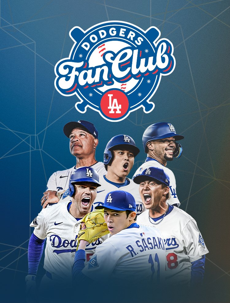 ドジャース日本公式ファンクラブ、2026年新規入会開始 WBCチケット抽選
