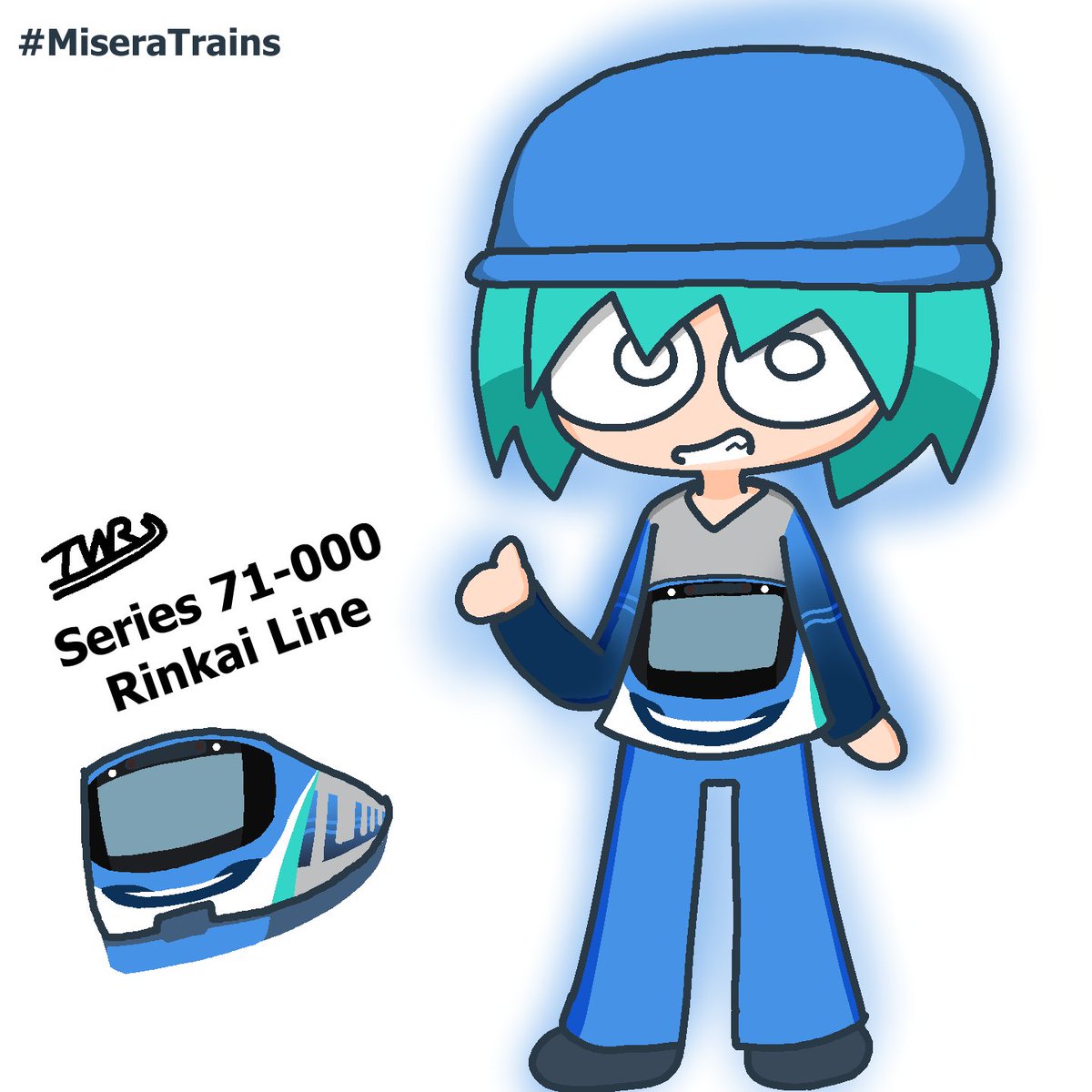 りんかい線 71-000形くん～ #鉄道擬人化 #MiseraTrains