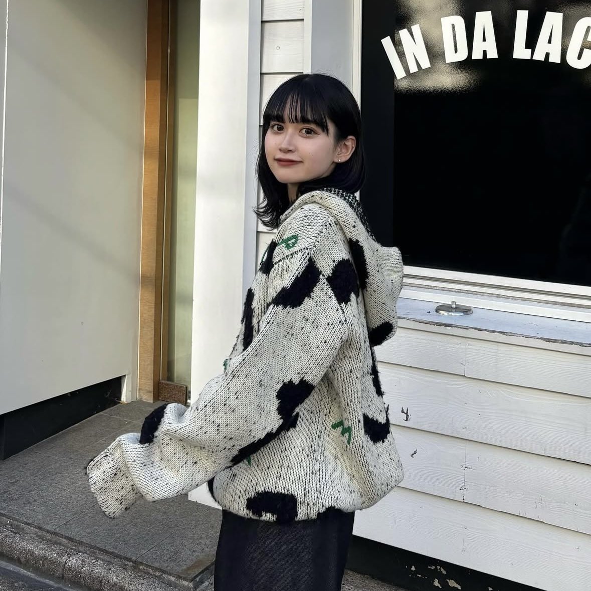 thanks sea knit anorak parka